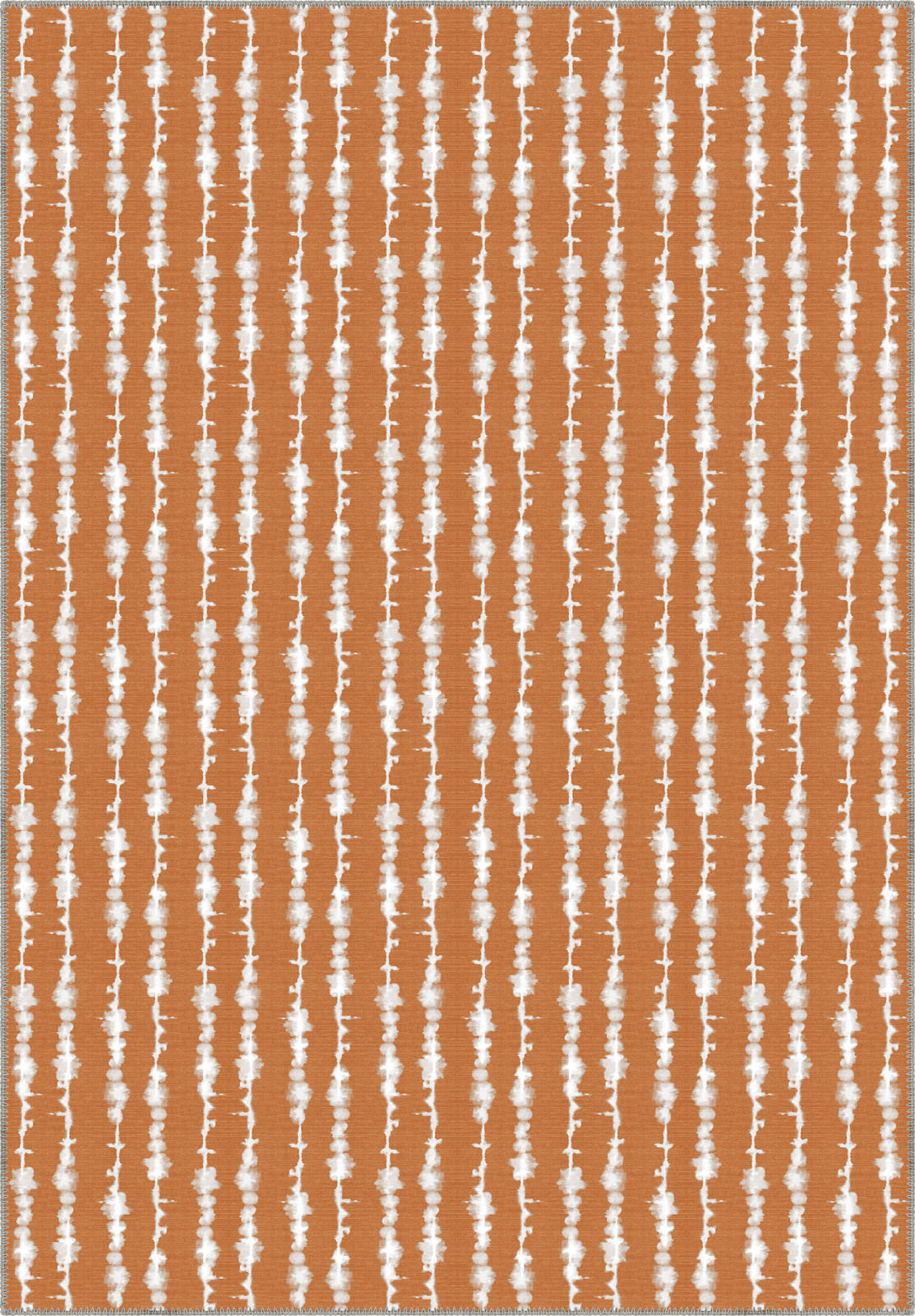 Penelope Orange Striped Rug