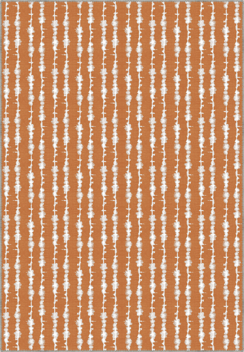 Penelope Orange Striped Rug