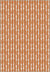 Penelope Orange Striped Rug