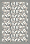 Brooke Geometric Grey Rug