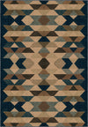 Rivena Beige Geometric Rug