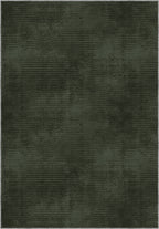 Dark green rug with minimalist striped pattern