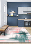 Kasen Abstract Pink Rug