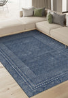 Calyra Navy Modern Rug