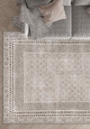 Calyra Bordered Beige Rug