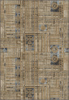 Nora Abstract Brown Modern Rug