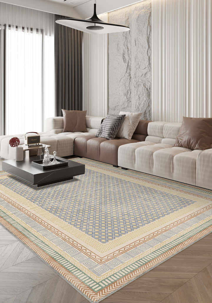 Wynn Colourful Bordered Rug