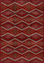 Leo Boho Red Rug