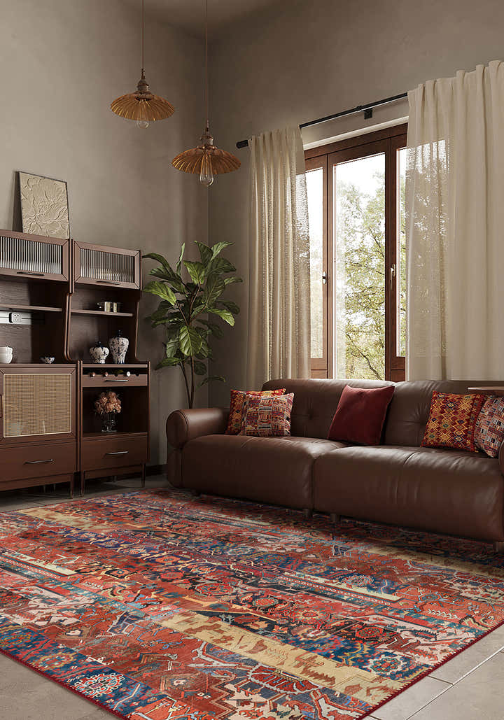 Hawke Patchwork Washable Rug