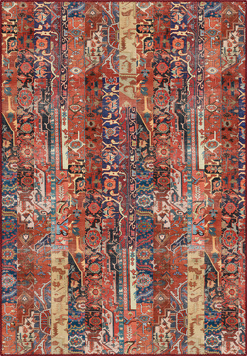 Hawke Patchwork Washable Rug