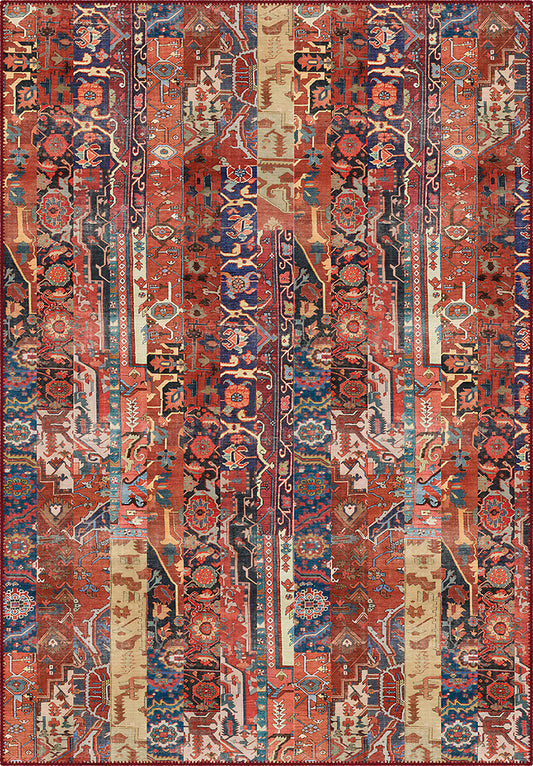 Hawke Patchwork Washable Rug