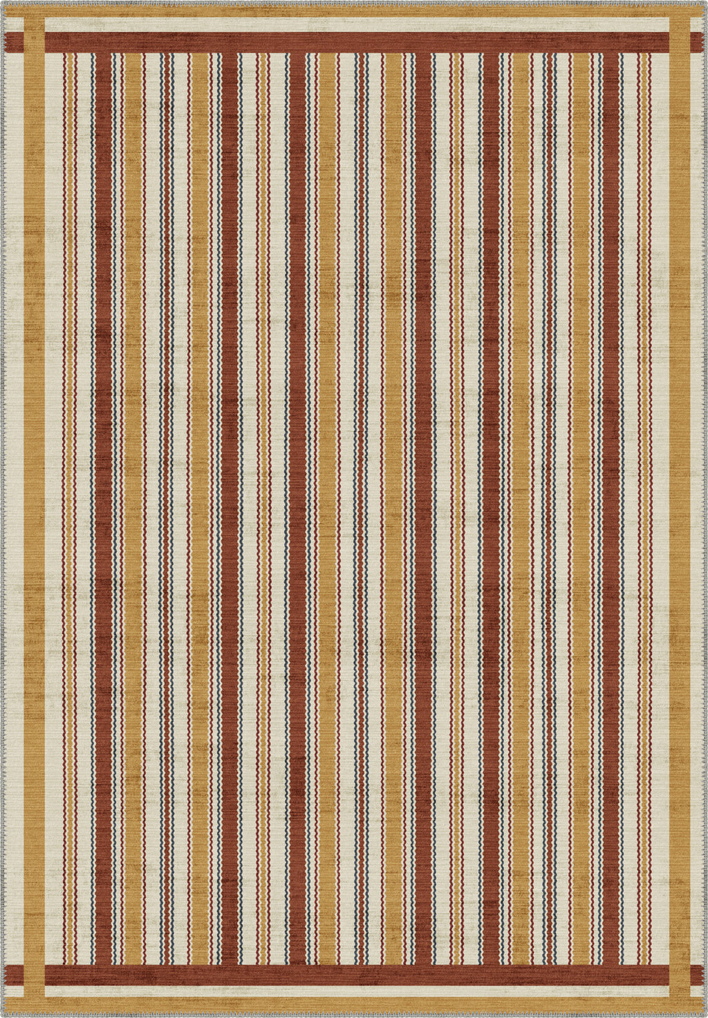 Maris Colourful Bordered Rug