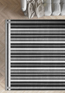 Maris Black and White Rug