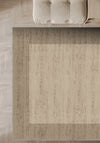 Savannah Bordered Brown Rug