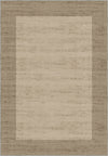 Savannah Bordered Brown Rug