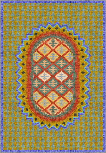 Maria Colourful Vintage Rug