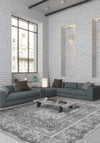Dorian Grey Medallion Rug