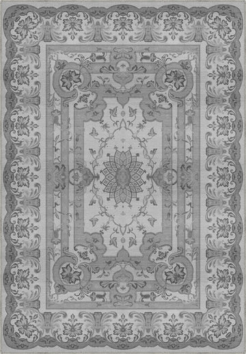 Dorian Grey Medallion Rug