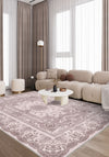 Dorian Washable Pink Rug