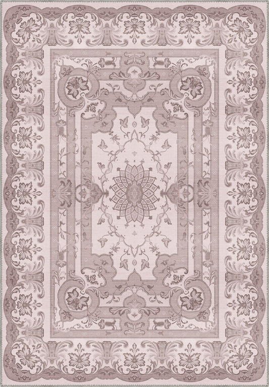 Dorian Washable Pink Rug