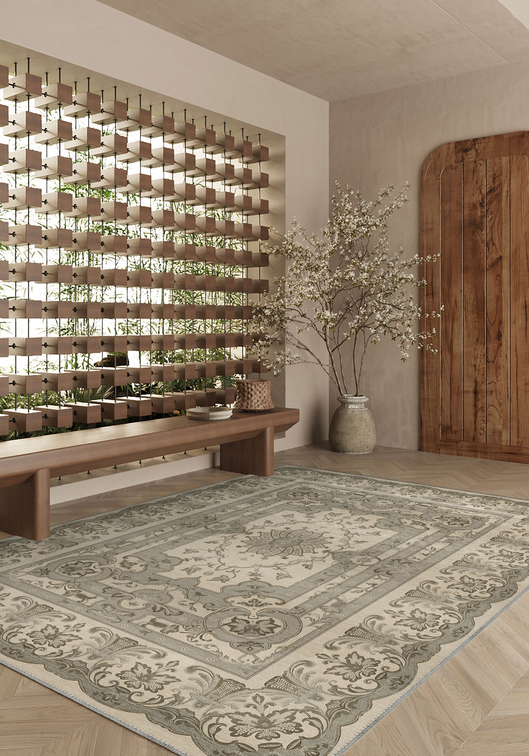 Dorian Beige Turkish Rug