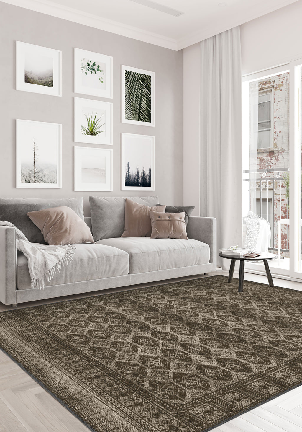 Larona Brown Rustic Rug