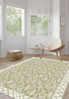 Alder Floral Sage Green Rug