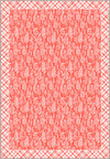 Alder Floral Coral Rug