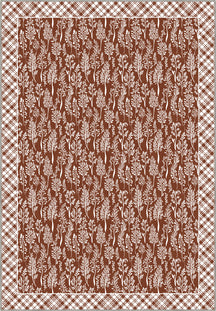 Alder Floral Terracotta Rug