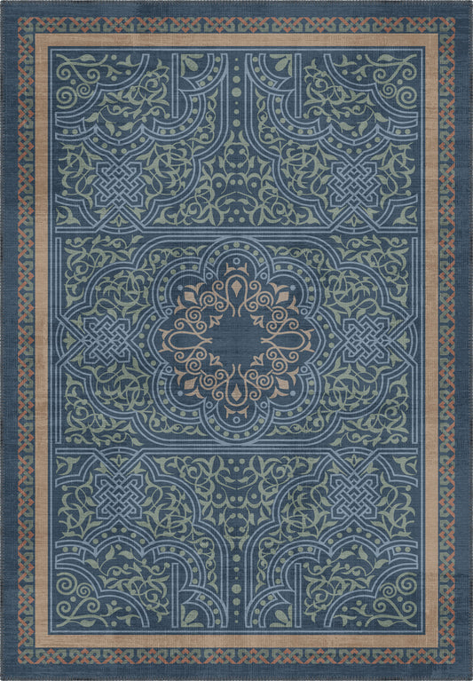 Ronan Blue Celtic Rug