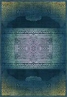 Maeva Teal Celtic Rug