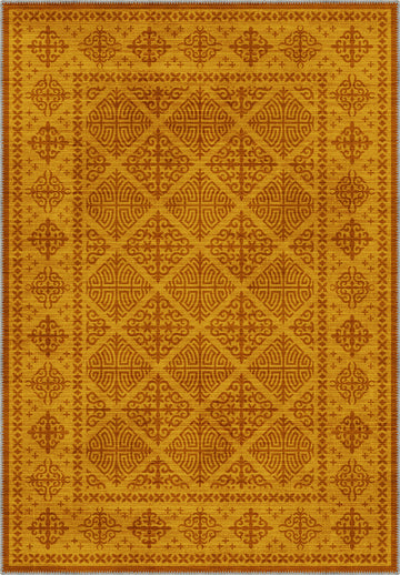 Rhean Celtic Yellow Rug