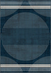 Nathan Blue Modern Rug