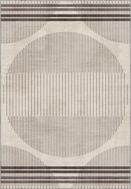 Nathan Modern Cream Rug