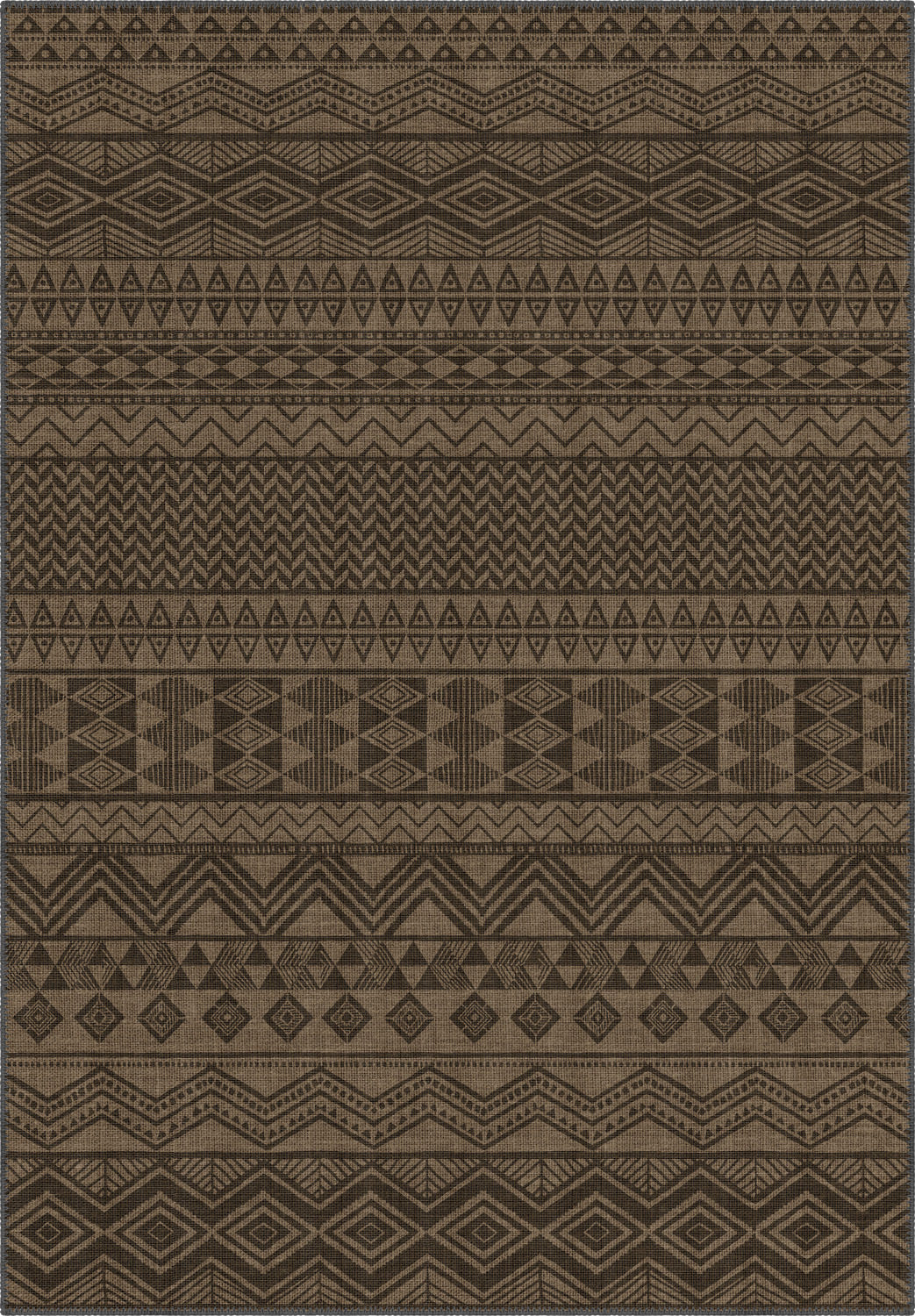 Naya Brown Tribal Rug