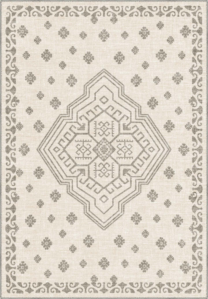 White berber rug for living room.