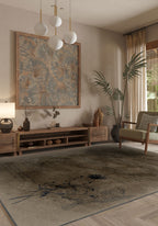 Marceau Brown Document Rug