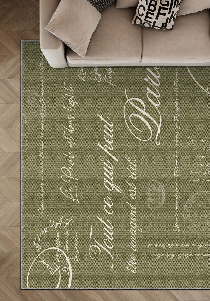 Emeric Sage Document Rug
