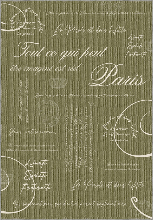 Emeric Sage Document Rug