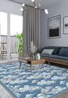 Kaien Blue Dragon Rug