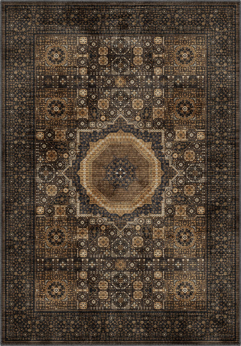 Yasmin Brown Mamluk Rug