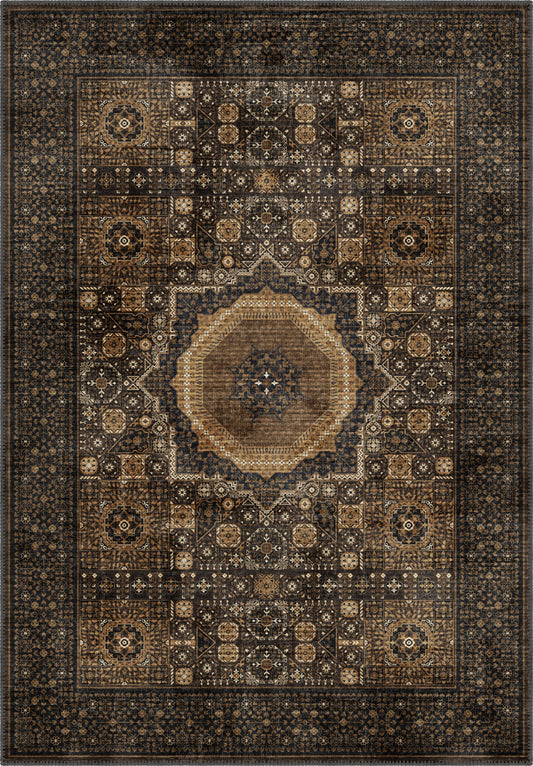 Yasmin Brown Mamluk Rug