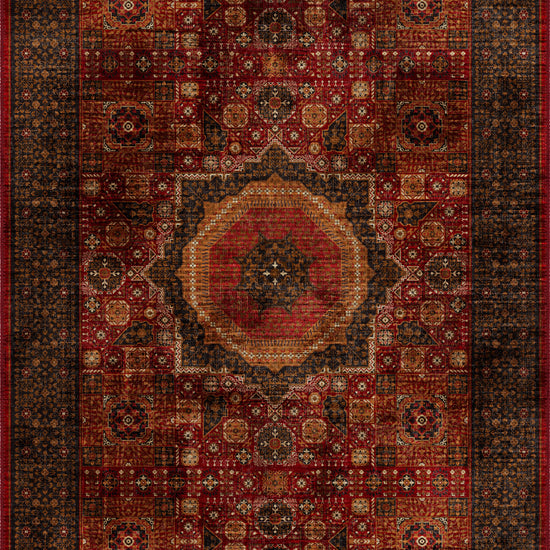 Red Persian Rug for Living Room.
