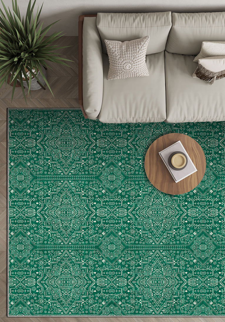 Amira Emerald Green Rug