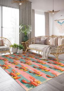 Remy Lobster Summer Rug