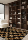 Sorrel Printed Faux Fur Rug