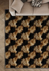 Sorrel Printed Faux Fur Rug