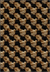 Sorrel Printed Faux Fur Rug
