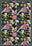 Colorful Bauhaus rug in midcentury style.