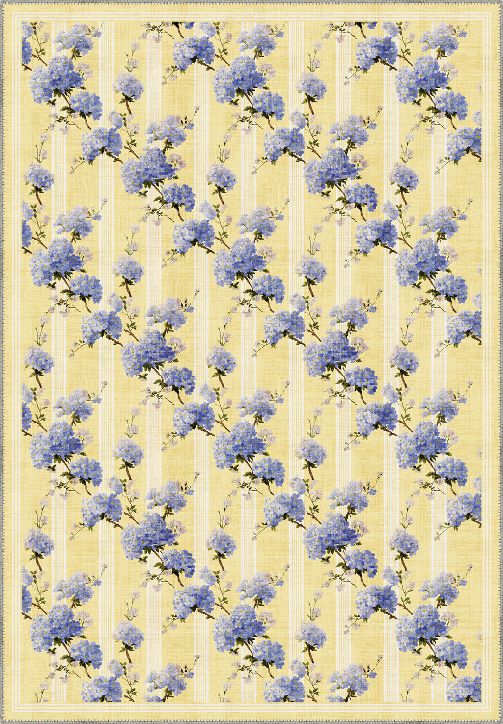 Floral french country rug.